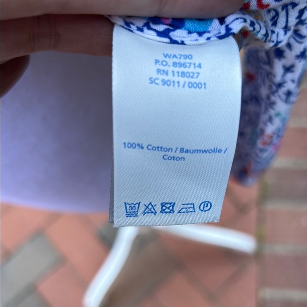 Boden Long Sleeve Floral Peasant Top UK 10 / US‎ 6 - 100% Cotton - Picture 5 of 6